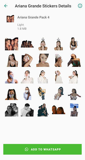 Ariana Grande Stickers App screenshot 5