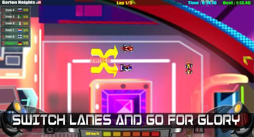 Sprint Racer - 2D Arcade Slot Racing screenshot 2