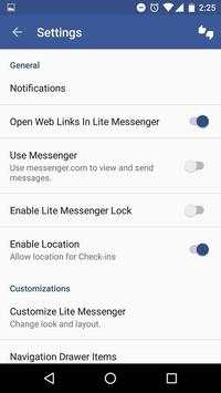 Messenger for Facebook - Security Lock screenshot 6