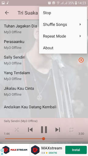 Aku Rela - Trisuaka Mp3 Offline screenshot 7