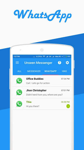 Unseen Messenger: No blue tick screenshot 4