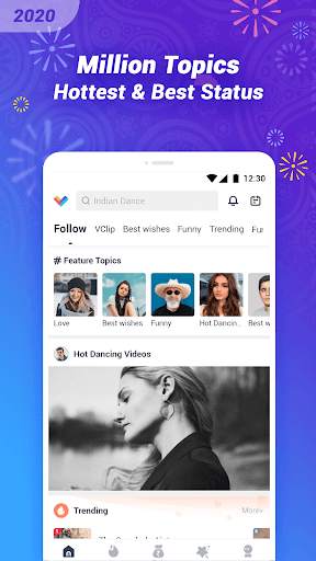 VClip - Ur Video Status, Indian Whatsapp Status screenshot 1