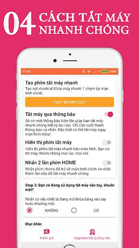 Khóa máy - Tắt máy nhanh screenshot 2