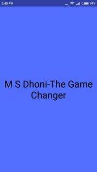 MS Dhoni - The Game Changer screenshot 1