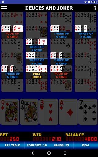 Jumbo Video Poker Free screenshot 7