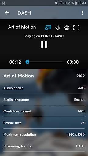Bitmovin Player 4 تصوير الشاشة