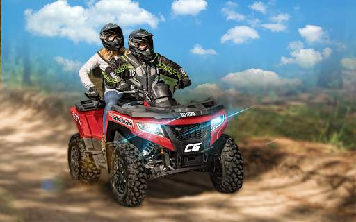 Quad Bike Stunt Racing 3D screenshot 2
