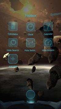 Spaceship Hola 3D Theme screenshot 2