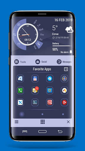 Тема FlatUI для Total Launcher screenshot 4