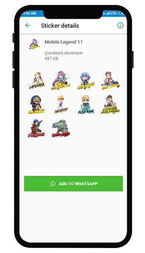 Sticker MLBB WAStickerApps screenshot 4