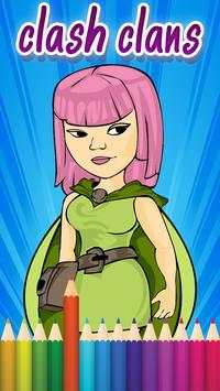 Clash Clans Coloring Game screenshot 2