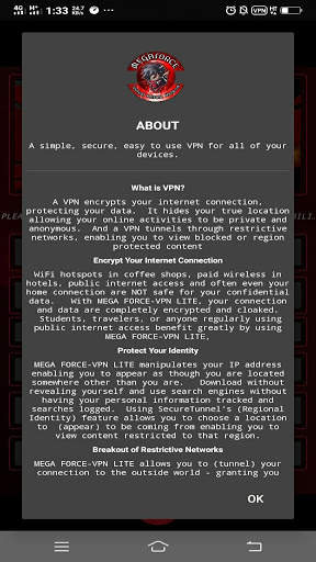 MEGA FORCE-VPN screenshot 3
