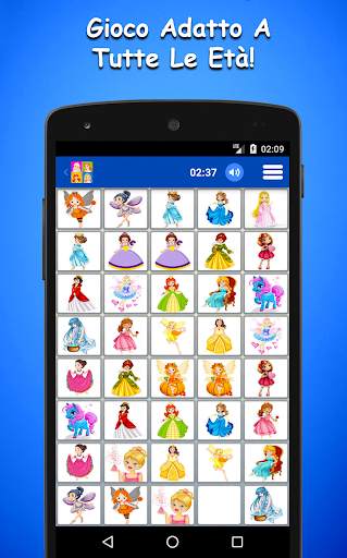Gioco Di Memoria Con Principesse Per Bambini screenshot 3