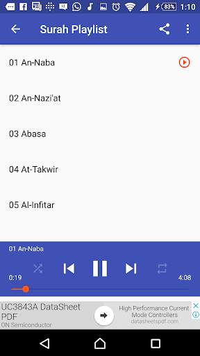 Aliyu Jabir juz ammah Quran mp3 screenshot 2