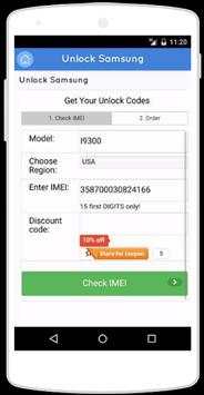 Samsung Simlock Service screenshot 4