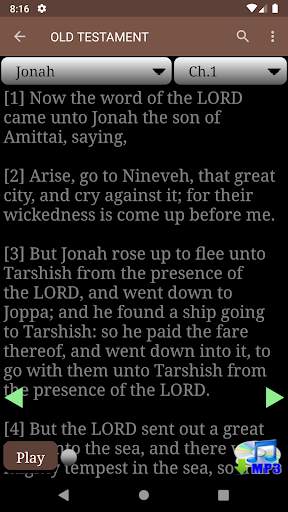KJV Audio Bible screenshot 2