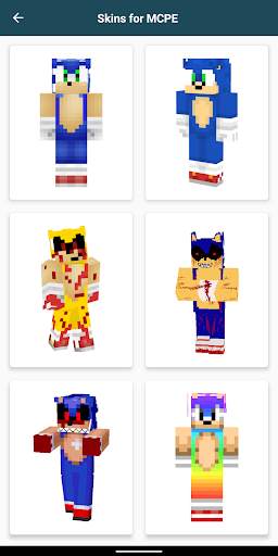 Soni Skins for Minecraft PE screenshot 5