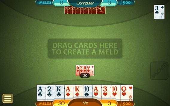 Rummy 500 Lite screenshot 3