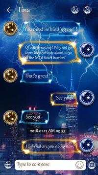 GO SMS LIGHTNING2 THEME 3 تصوير الشاشة