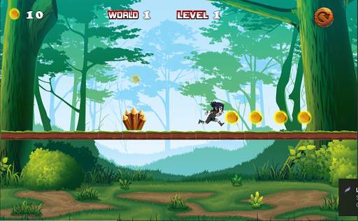 Shinobi Ninja Jungle Runner screenshot 1