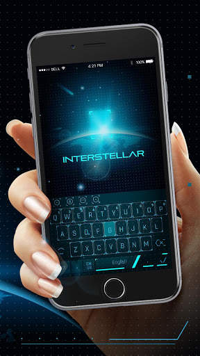 Hologram Star Tech Keyboard Theme स्क्रीनशॉट 3