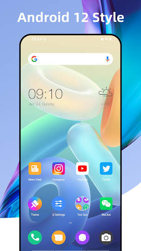 Q Launcher : Android™ 12 Home screenshot 1