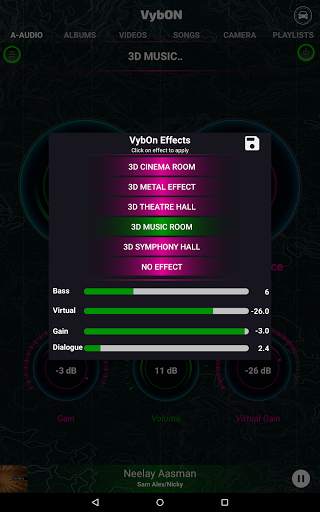 VybOn: 3D Audio Bass Dialog EQ Audio Video Player screenshot 12