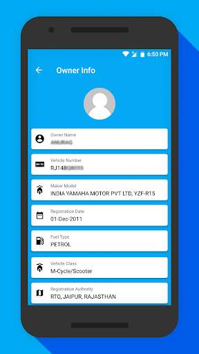 RTO Vehicle Information screenshot 2