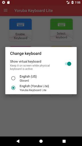 Yoruba Keyboard Lite screenshot 3