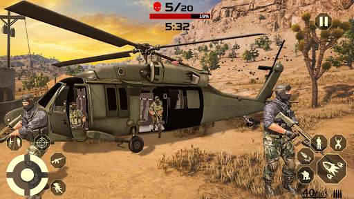 Fire Free Offline Shooting Game: Gun Games Offline screenshot 3
