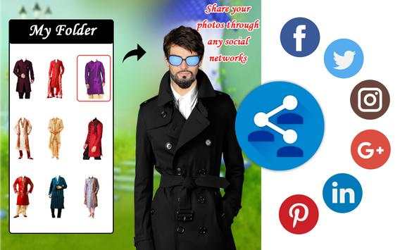 Man Trench Coat Photo Montage screenshot 3
