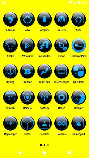 Blue Glass Orb Icon Pack screenshot 2
