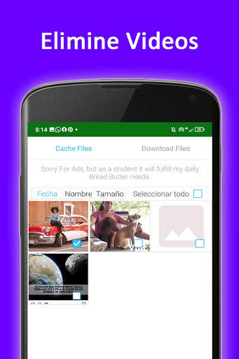 Limpiador de Whatsapp en Español screenshot 3