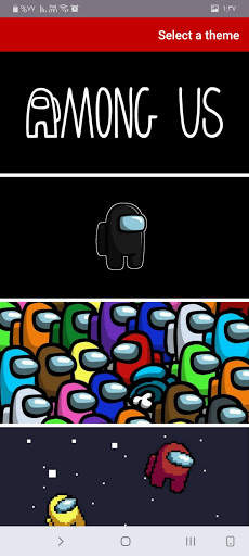 Among us theme keyboard screenshot 3