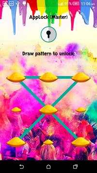 App Lock : Theme Holi 1 تصوير الشاشة