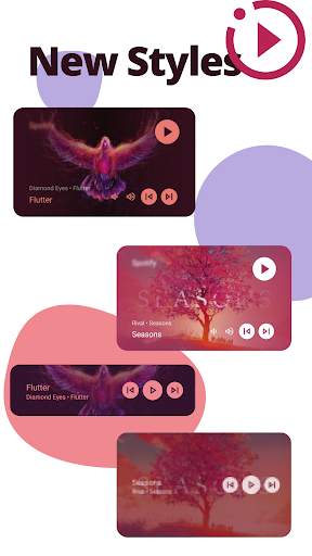 Music Widget Android 12 screenshot 4