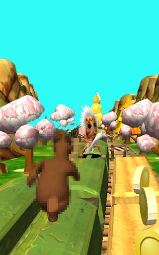 New Subway Little Masa Dash - Jungle Run Adventure screenshot 3