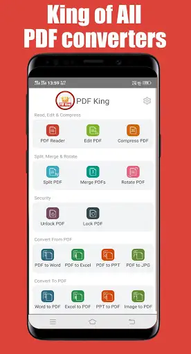 PDF Converter for Word, Excel, PowerPoint -PDFKing screenshot 1