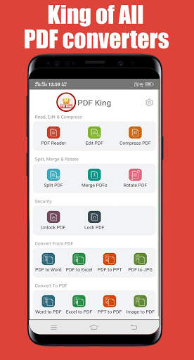 PDF Converter for Word, Excel, PowerPoint -PDFKing screenshot 1