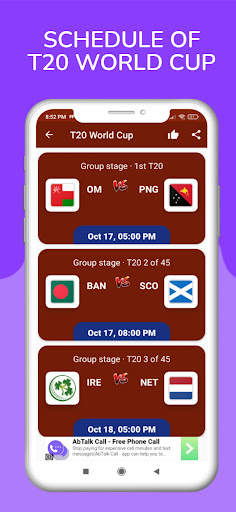 T20 World Cup 2021 Schedule screenshot 2