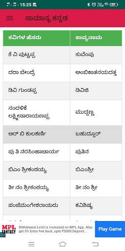 Kannada Grammer | General kannada | ಕನ್ನಡ ವ್ಯಾಕರಣ screenshot 6
