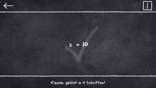 x=1: Spielerisch Gleichungen lösen screenshot 2