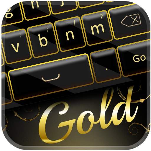Elegant Gold Keyboard 2.1