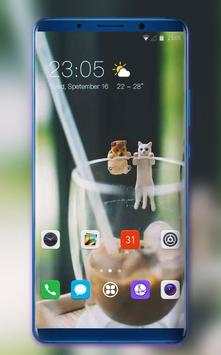 Launcher theme for milktea wallpaper screenshot 1