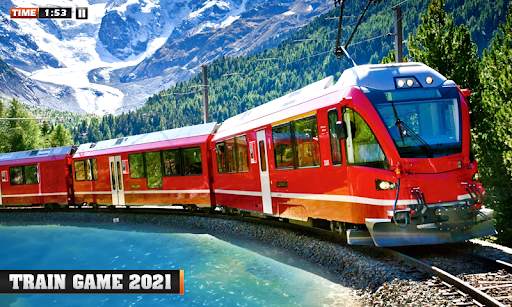 Train Simulator Free Euro Train Driving Games 2021 screenshot 1