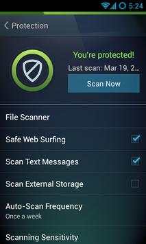 AVG AntiVirus for Samsung screenshot 2