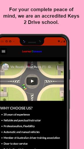 Learner 2 Licence Driving School screenshot 6
