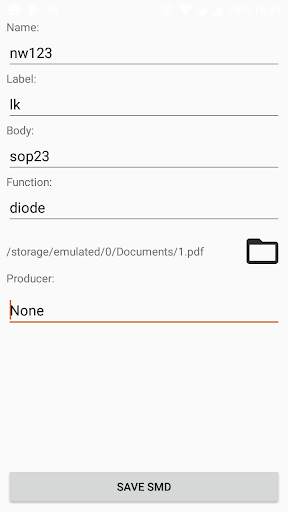 SMD DataSheet 3 تصوير الشاشة