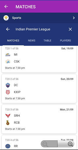 Live Match And Score For IPL 2021 screenshot 1