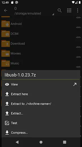ZArchiver screenshot 4
